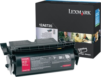 Lexmark 12A6735 Black High Yield Toner Cartridge