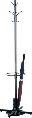 Safco Coat Tree, Black, Metal (4168BL)