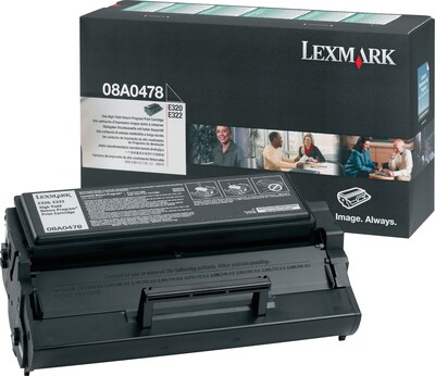 Lexmark 08A0478 Black High Yield Toner Cartridge