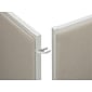 HON Verse QuickConnect Panel-to-Panel Connector, 180 Degrees, Light Gray Finish (BSXQC180GY)