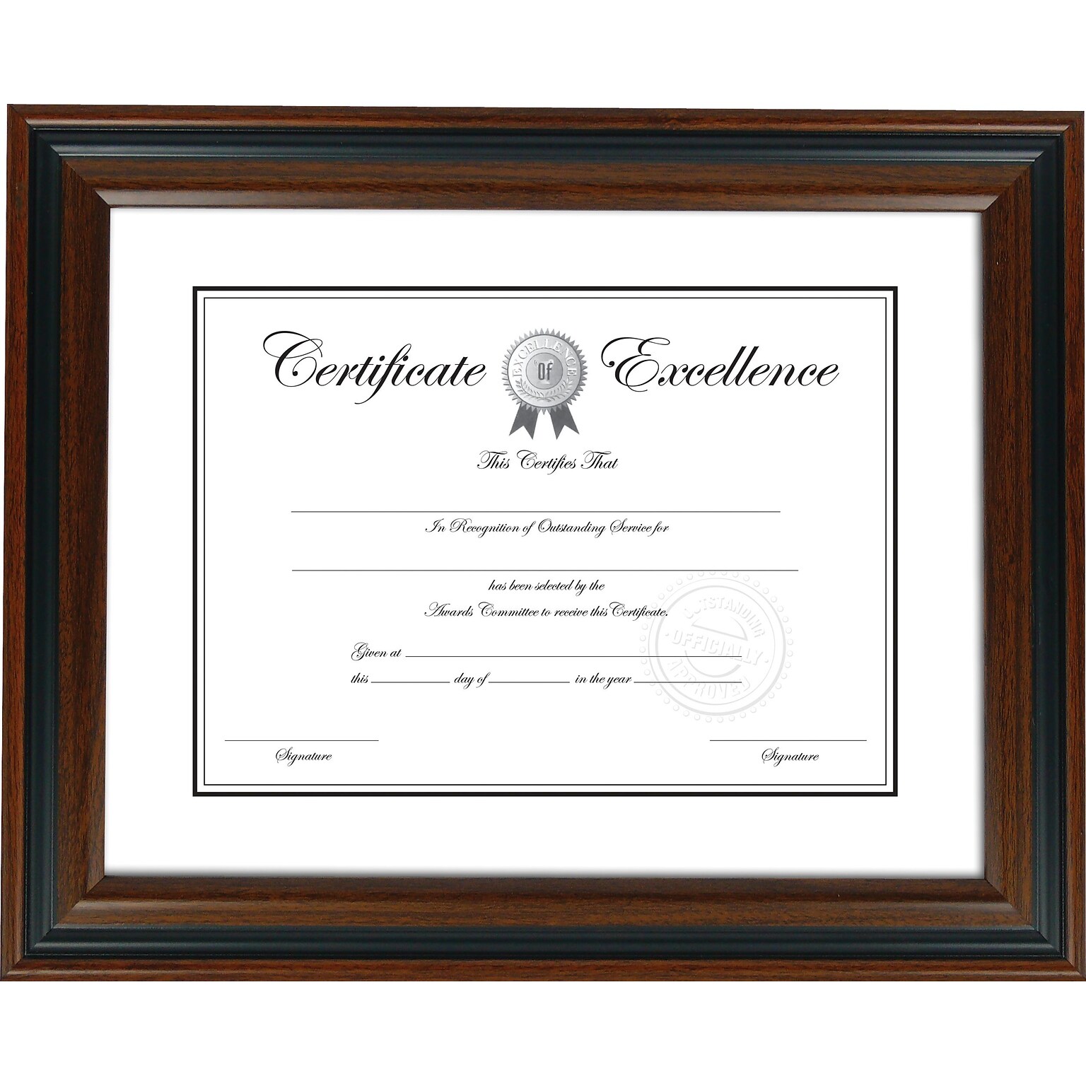 Quill Brand® Plastic Certificate Frame (53129/20190)