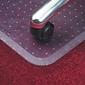 Deflect-O ExecuMat Carpet Chair Mat with Lip, 45" x 53'', High-Pile, Clear (CM17233)