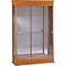 Waddell Varsity Series Display Case, Autumn Oak, 77H x 48W x 18D