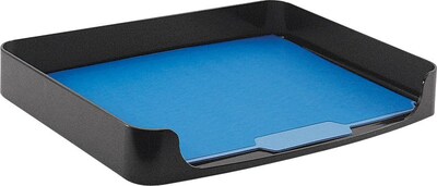 Diversity Products Solutions Tray,Side Load Stackable,Letter, Black