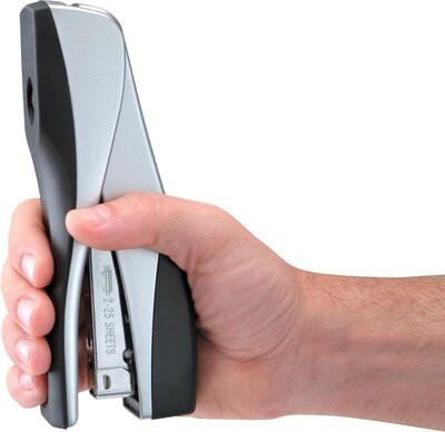 Swingline Optima Grip Desktop Stapler, 25-Sheet Capacity, Silver (87811)