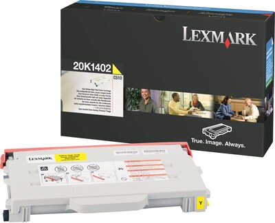 Lexmark 20K1402 Yellow Toner Cartridge, High Yield