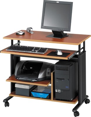 Safco Muv Mini Tower 36 Workstation Desk, Cherry (1927CY)