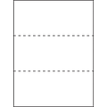 Domtar Perforated Custom Cut-Sheet Copy Paper, 8.5 x 11, 20 lbs., White, 2500 Sheets/Carton (85133