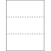 Domtar 8.5 x 11 Custom-Perforated Sheets, 20 lbs., 92 Brightness, 2500 Sheets/Carton (851332)