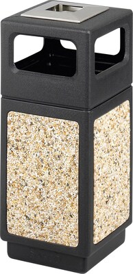Safco Canmeleon Stainless Steel Ash Urn, Black, 15 gal. (9470NC)