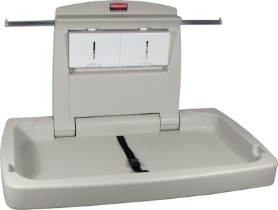 Rubbermaid® Horizontal Baby Changing Station (FG781888LPLAT)