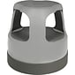 Cramer Scooter Stool Round, Step & Lock Wheels, Gray (CRA50011PK82)