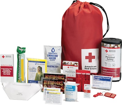 First Aid Only American Red Cross Deluxe Personal Safety 31-Piece Emergency Preparedness Kit (FAORC6
