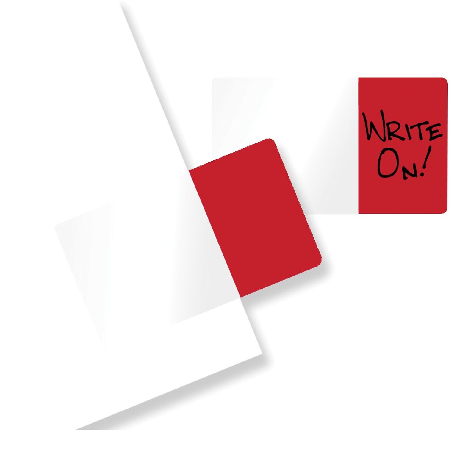Redi-Tag® Easy-To-Read Self-Stick Index Tabs, Red, 50 Tabs/Pack