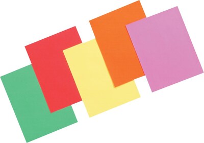 Pacon® Array® Recycled Colored Paper, 24 lbs., 8.5 x 11, Assorted Colors, 500 Sheets/Ream (PAC1011