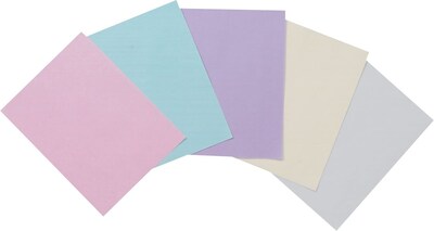 Pacon® Array® Pastels Colored Paper, 20 lbs., 8.5" x 11", Assorted Colors, 500 Sheets/Ream (PAC101058)