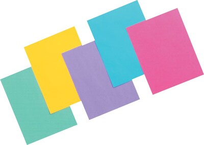 Array Recycled Designer Colored Paper, 24 lbs., 8.5" x 11", Assorted Colors, 500 Sheets/Ream (101346)