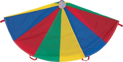 Champions Nylon Parachute with 20 Handles, Multicolored, 24 Diameter