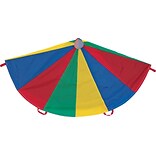 Champions Nylon Parachute with 20 Handles, Multicolored, 24 Diameter