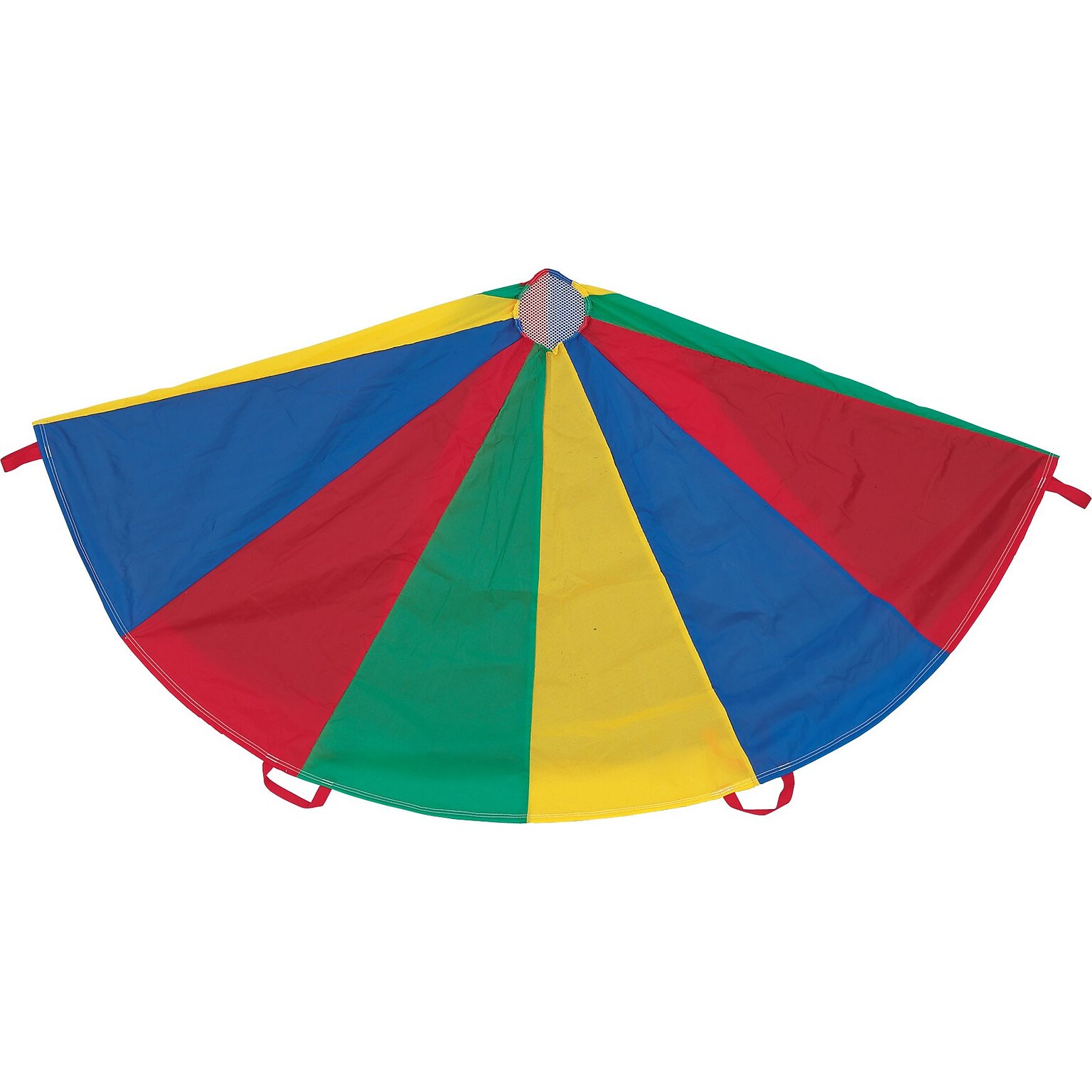 Champions Nylon Parachute with 20 Handles, Multicolored, 24 Diameter