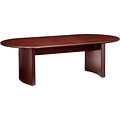 Global Racetrack 120 Conference Table with Arch Base, Mahogany, Laminate (TDGRT10WABNQTM)