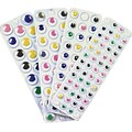 Chenille Kraft Company Peel n Stick Wiggle Eyes, Assorted Colors, 125/Pk