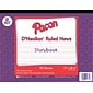 Pacon Storybook Paper for D'Nealian Programs 8-1/2" x 11", 1/2" Long Way Ruled, White, 500 Sheets/Pack (PAC2693)