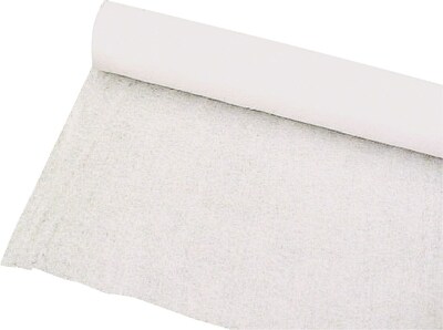 Tablemate® Linen-Like Fabric Table Roll, 40x50, White, 1 Roll per Pack