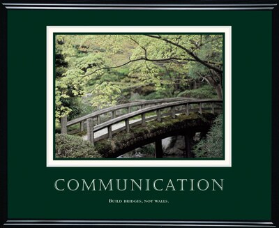Advantus Communication Framed Motivational Print, 30 x 24 (78026)