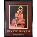 Keys To Success Framed Motivational Print