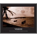 Vision Framed Motivational Print, Sepia
