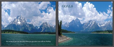 Goals Framed Motivational Prints