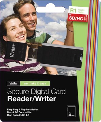 Vivitar RW-SD Secure Digital Card Reader/Writer