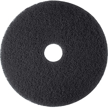 3M™ Low-Speed Floor Pad, High Productivity Stripping Pad 7300, Black, 18, 5/Ct