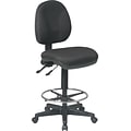 Office Star Deluxe Ergonomic Drafting Chair, Black
