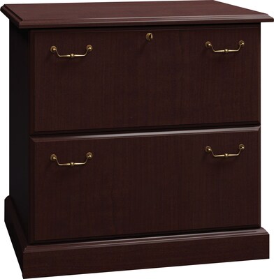 Bush Business Syndicate 30W 2Dwr Lateral File, Mocha Cherry