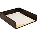 C.R. Gibson® Desk Accessories; Stackable Black Birch Letter Tray