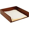 C.R. Gibson® Desk Accessories; Mahagony Birch Letter Tray