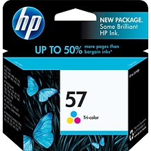 HP 57 Tri-Color Standard Yield Ink Cartridge (C6657AN#104)