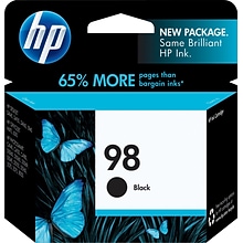 HP 98 Black Standard Yield Ink Cartridge (C9364WN#140)