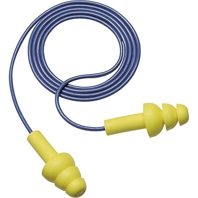 3M™ E-A-R™ UltraFit™ Earplugs; Corded, Premolded, Yellow, 25 dB, 100 Pairs/Box (3404004)