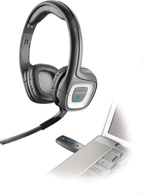 Plantronics® .Audio™ 995 Digital Wireless Stereo Headset; With Noise-Canceling Microphone