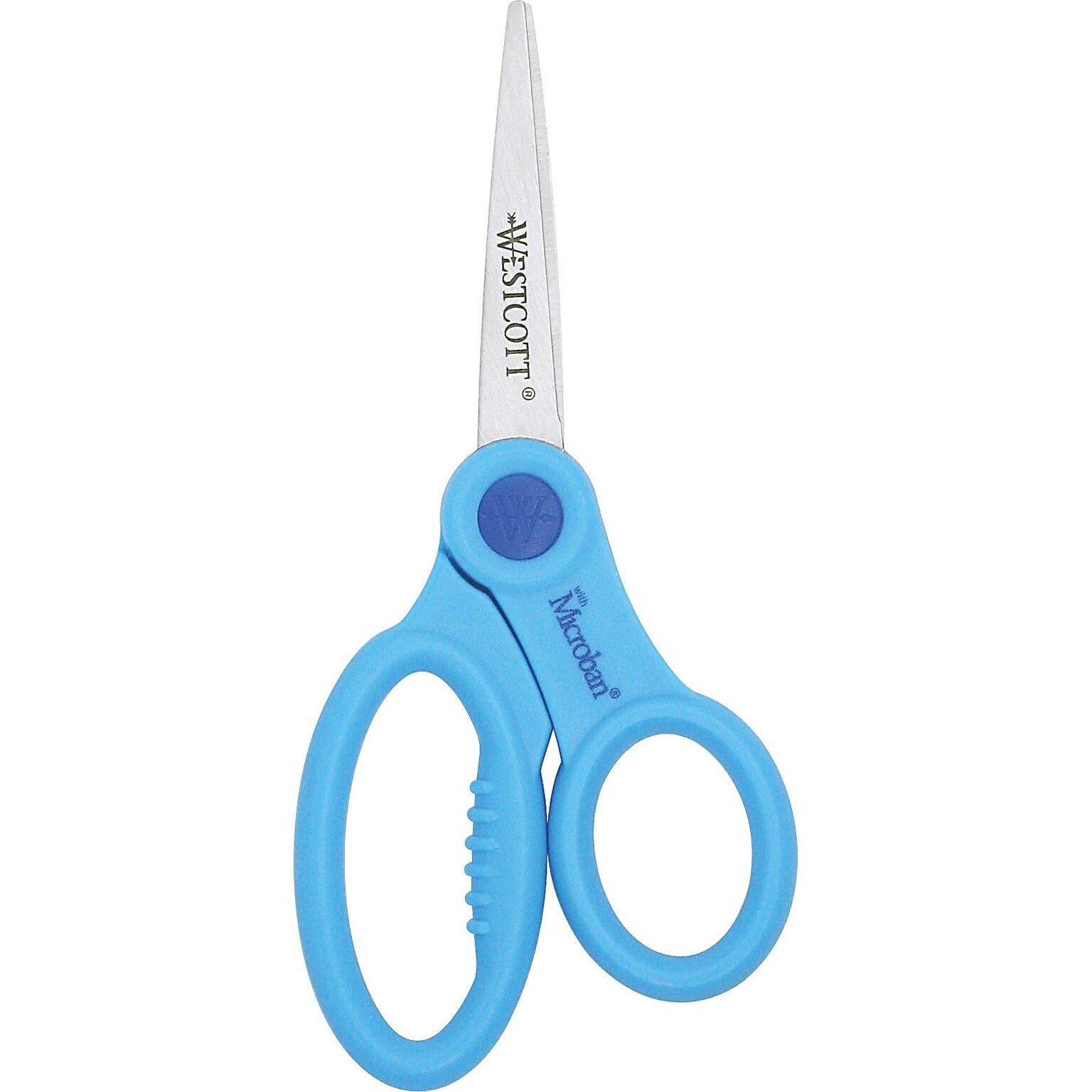 Westcott 5 Stainless Steel Kids Scissors, Pointed Tip, Assorted Colors (14607)
