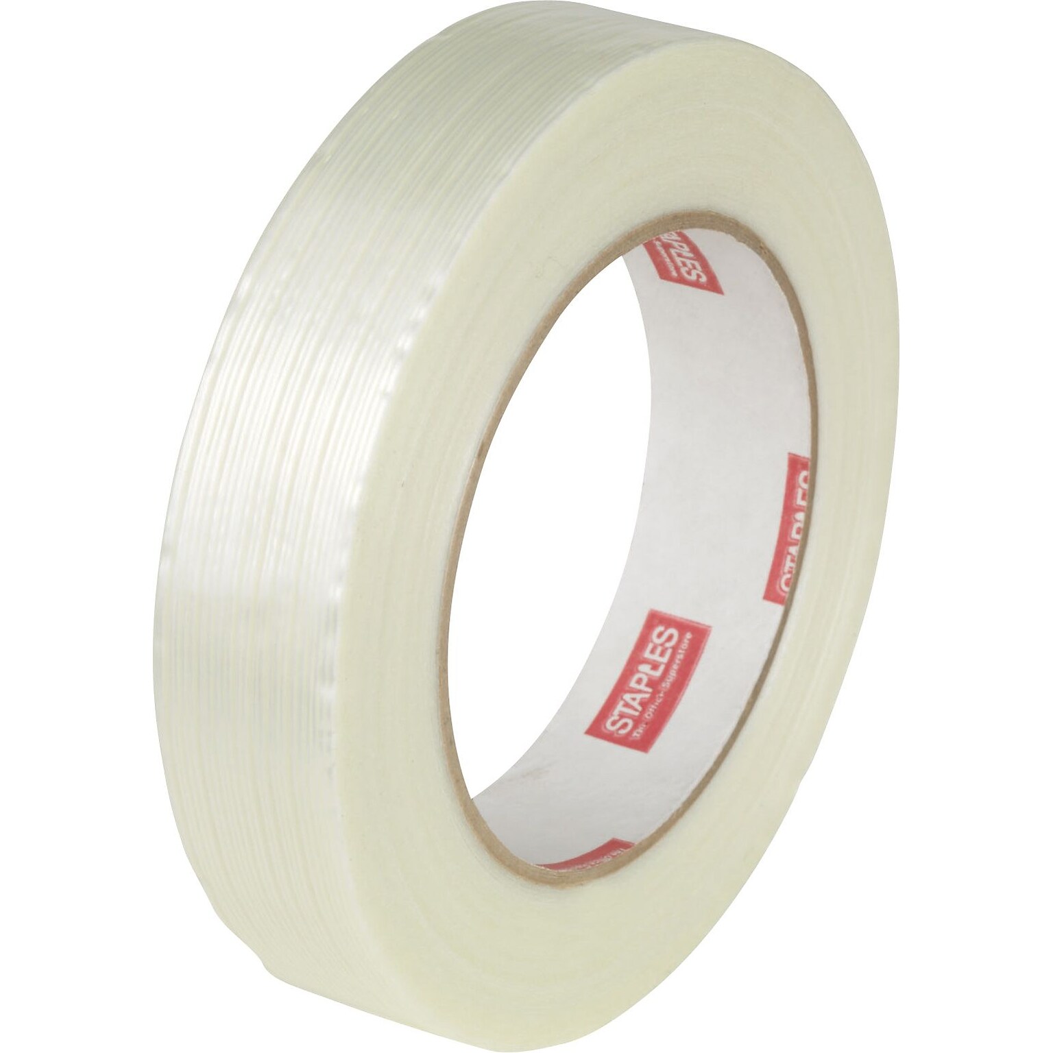 Staples® 4 mil. Filament Tape, 0.9 x 60 yards, 3 Core, 12/Pack (52946)