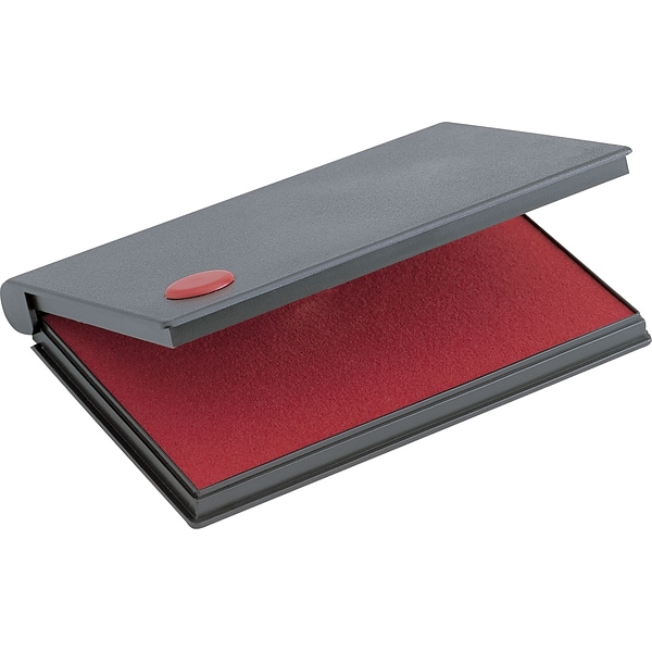 Cosco 652167 2000 Plus Felt Stamp Pads 3-1/4x6-1/4-Inch Red (090411)