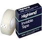 Highland™ Invisible Tape, 3/4" x 36 yds., 144/CT (6200341296CT)