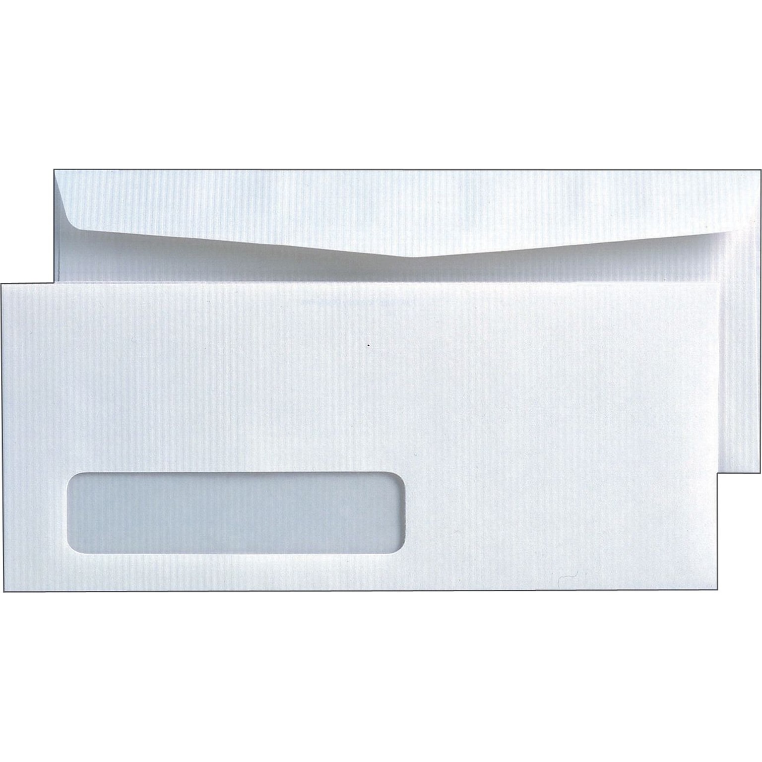 Quality Park Park Ridge #10 Window Envelope, 4-1/8 x 9-1/2, White, 500/Box (21330)