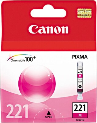 Canon 221 Magenta Standard Yield Ink Cartridge   (2948B001)