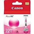 Canon 221 Magenta Standard Yield Ink Cartridge   (2948B001)