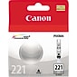 Canon 221 Gray Standard Yield Ink Cartridge (2950B001)